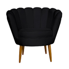 Kit Namoradeira E 1 Poltrona Pétala Decorativa Veludo - Monta