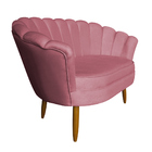 Kit Namoradeira E 1 Poltrona Pétala Decorativa Veludo - Monta