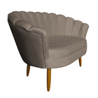 Kit Namoradeira E 2 Poltronas Pétala Decorativa Veludo - Mont