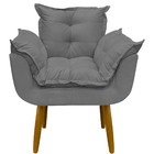 Kit Namoradeira E Poltrona Decorativa Para Sala Recepção Mani