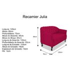 Kit Namoradeira E Poltrona Julia A02 Corano - Amarena Móveis