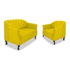 Kit Namoradeira E Poltrona Julia A02 Corano - Amarena Móveis