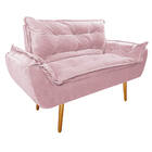 Kit Namoradeira E Poltrona Opala Palito Corano - Amarena Móve