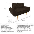 Kit Namoradeira E Poltrona Opala Palito Corano - Doce Sonho M