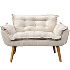 Kit Namoradeira Manicure + Poltrona Decorativa Para Sala Rece