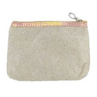 Kit Necessaire Transparente E Glitter - Rosé