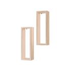 Kit Nicho Decorativo Stella Carvalho Para Sala Hall 40x10cm