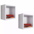 Kit Nichos Decorativo  2un 31x31x15 E 1un 61x31x15  Branco.