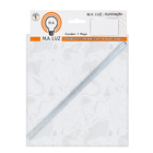 Kit Niples de Aço Cinza 25x1,5cm M.A Luz