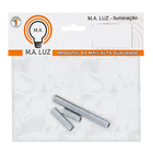 Kit Niples de Aço Zincado 8x11cm M.A Luz