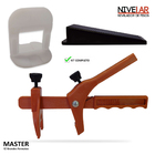 Kit Nivelador Master Piso 1500 Clips +100 Cunhas +01 Alicate