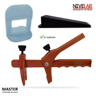 Kit Nivelador Master Piso 500 Clips +100 Cunhas +01 Alicate E