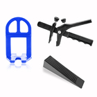 Kit Nivelador Piso Porcelanato SLIM 100 Clips (4,0 Mm) +100 C