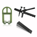 Kit Nivelador Piso Porcelanato SLIM 100 Clips (5,0 Mm) +100 C