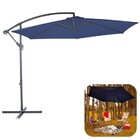 Kit Ombrelone Lateral Suspenso 3m Bora Bora Com Manivela + Ba