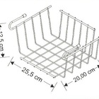 Kit Organizador Armário Cozinha - 6 Peças Branco Prateleira C