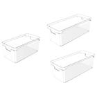 Kit Organizador Clear 1 Pç 30x15 E 2pç 37x15 Natural - Ou