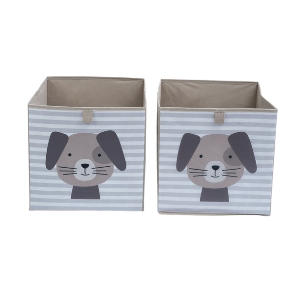 Kit Organizador Dobrável Infantil De Cachorrinho 2 Pçs Oikos