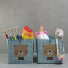 Kit Organizador Dobrável Infantil Tnt Ursinho 2 Pçs - Oikos U