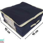 Kit Organizador Guarda Roupa Closet Cobertor 45x45x20 (2pçs)
