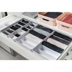 Kit Organizadores De Gavetas P M G Incolor Natural Logic Ou