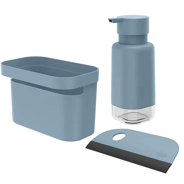 Kit Organizadores De Pia Cozinha Dispenser De Detergente Rodi