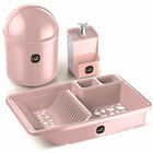 Kit Organizadores De Pia De Cozinha 3 Peças Uz Lixeira 4l Esc