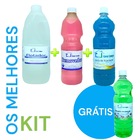 Kit Os Melhores (flotador 2l + Sabao Querosene 1l + Removedor