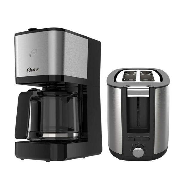 Kit Oster Cafeteira Elétrica Ocaf600 E Torradeira Otor600