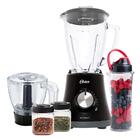 Kit Oster Super Chef Liquidificador E Acessórios Preto 110v