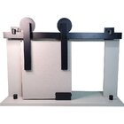 Kit P/ Porta Correr Celeiro 2 Roldanas - Alumínio Cantoneira