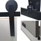 Kit P/ Porta Correr Celeiro 2 Roldanas - Alumínio Cantoneira