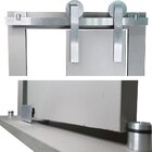 Kit P/ Porta Correr Celeiro 2 Roldanas - Alumínio Cantoneira