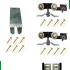 Kit P/ Porta Correr Embutir 28x35 Fenix 1,40m Natural - Fna-4