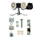 Kit P/ Porta Correr Trilho Alumínio 35x35 1,40m Cereja - Rda-4