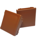 Kit P/ Porta Correr Trilho Alumínio 35x35 2,00m Cereja - Rda-4