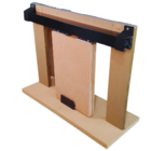 Kit P/ Porta Correr Trilho Alumínio 35x35 2,50m Preto - Rda-4