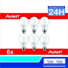 Kit Pack 12 Lâmpadas Led 9w Branco Frio 6500k Bivolt Avant