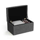 Kit Painel Centaurus 100 E Calçadeira Sagitarius Linho Aradec