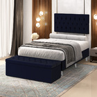 Kit Painel Centaurus 140 E Calçadeira Sagitarius Couro Aradec