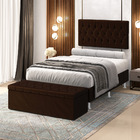 Kit Painel Centaurus 160 E Calçadeira Sagitarius Veludo Arade