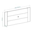 Kit Painel De Tv Viena E Bancada Alabama Sala Cacau E Preto