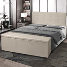 Kit Painel E Calçadeira Baú Casal 1 40m Berlim Corano - Palla