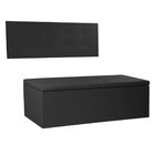 Kit Painel E Calçadeira Baú King 1 95m Berlim Corano - Pallaz