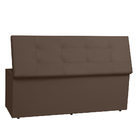 Kit Painel E Calçadeira Baú Queen 1 60m Berlim Corano Marrom