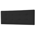 Kit Painel E Calçadeira Baú Queen 1 60m Berlim Suede Preto -