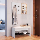 Kit Painel Organizador E Banco Com Futon Flow Be Mobiliário