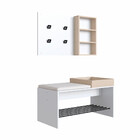 Kit Painel Organizador E Banco Com Futon Flow Be Mobiliário