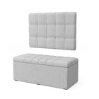 Kit Painel Rana 100 E Calçadeira Alpha Linho Aradecor