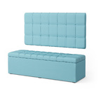 Kit Painel Rana 160 E Calçadeira Alpha Couro Aradecor